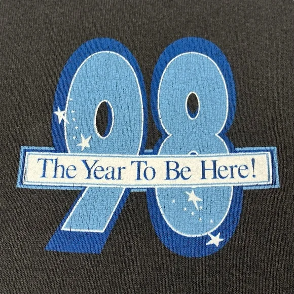 Vintage 1998 Walt Disney World Sorcerers Apprentice Mickey Mouse Sweatshirt USA - Picture 8 of 16